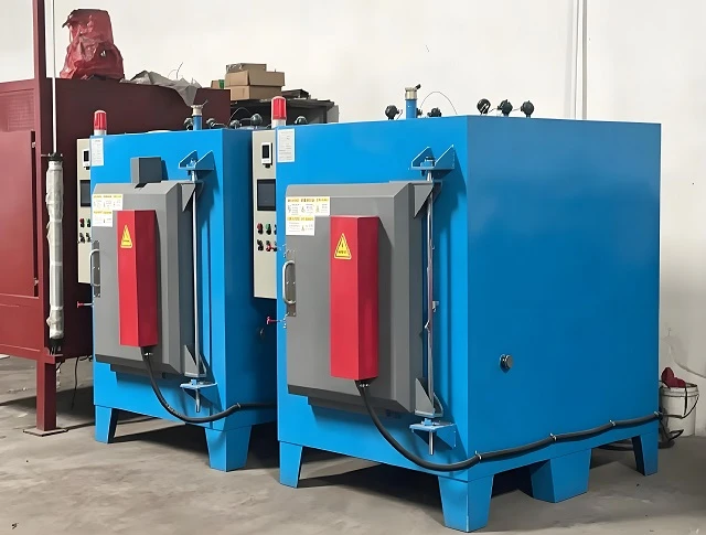 Horno de templado tipo caja de ahorro de energ&iacute;a con apertura de puerta izquierda-derecha