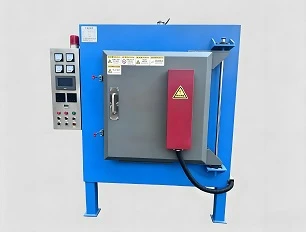 Horno de templado tipo caja de ahorro de energ&iacute;a con apertura de puerta izquierda-derecha