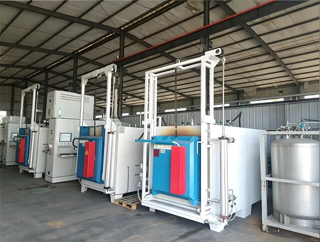 Horno industrial de templado de c&aacute;mara con puerta de apertura vertical