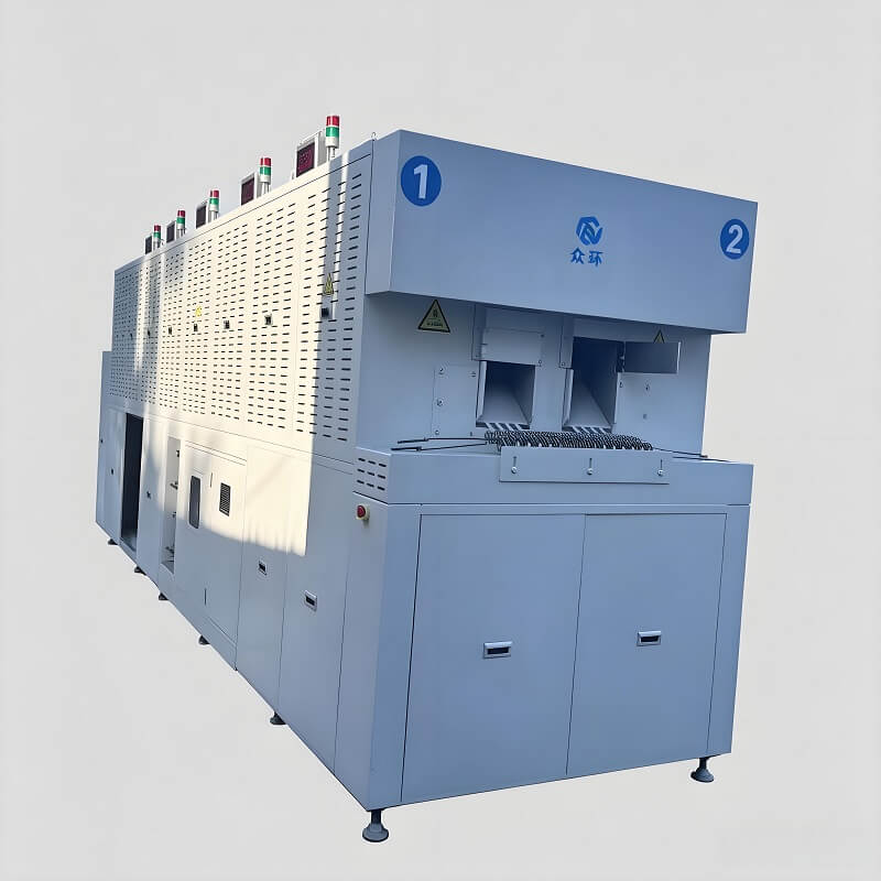 Horno de túnel con correa de malla
