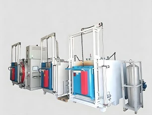 Horno industrial de templado de c&aacute;mara con puerta de apertura vertical