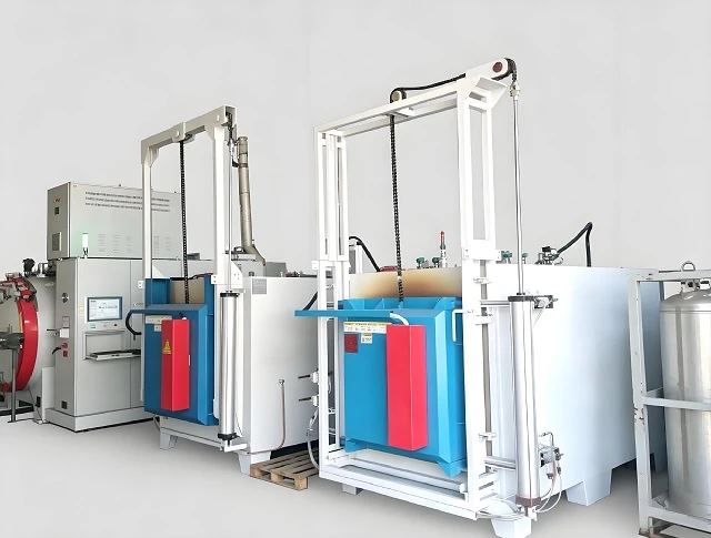 Horno industrial de templado de c&aacute;mara con puerta de apertura vertical