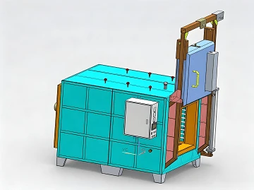 Especificaciones t&eacute;cnicas del horno de templado tipo caja con puerta elevable