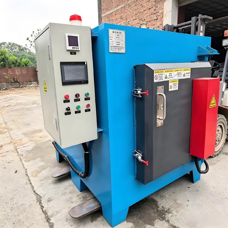 Horno de templado tipo caja a la venta, proveedor de horno de templado de cámara industrial