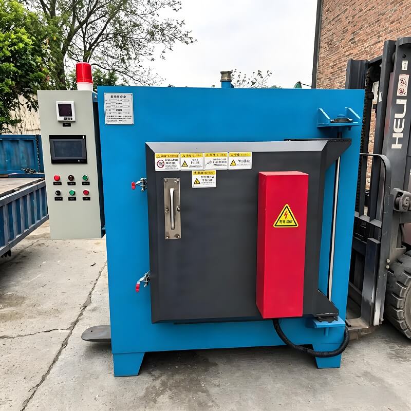 Horno de templado tipo caja a la venta, proveedor de horno de templado de cámara industrial