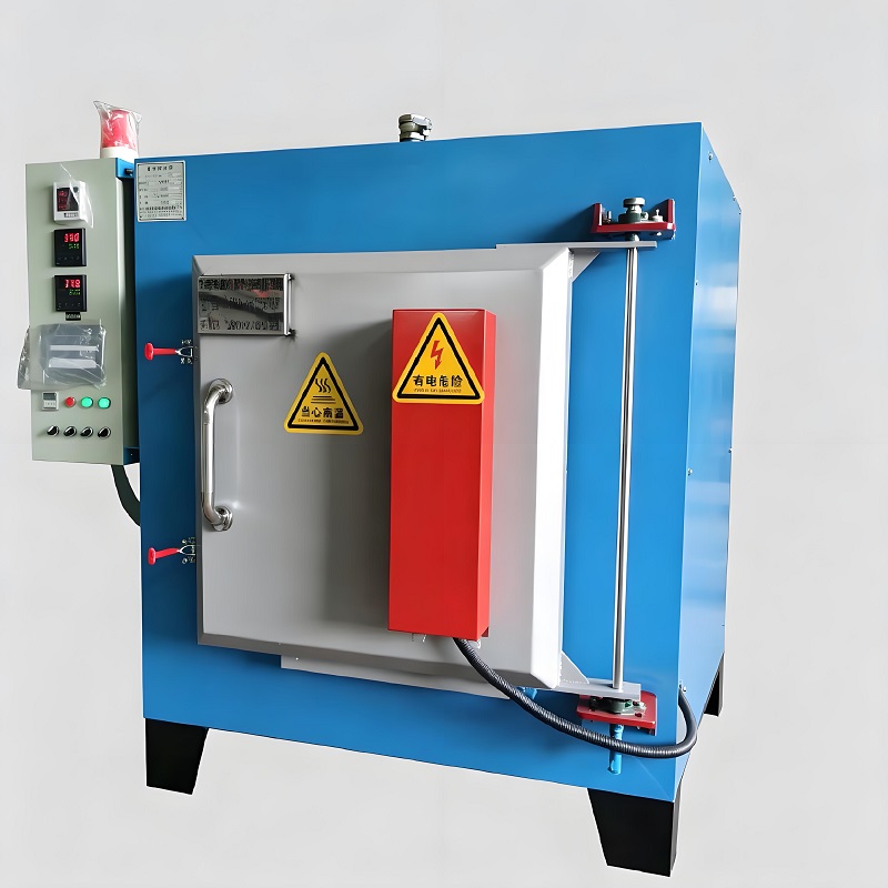 Horno de tratamiento térmico de recirculación de aire caliente personalizado de fábrica, horno de templado tipo caja
