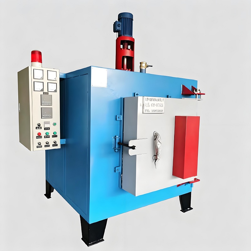 Horno de tratamiento térmico de recirculación de aire caliente personalizado de fábrica, horno de templado tipo caja