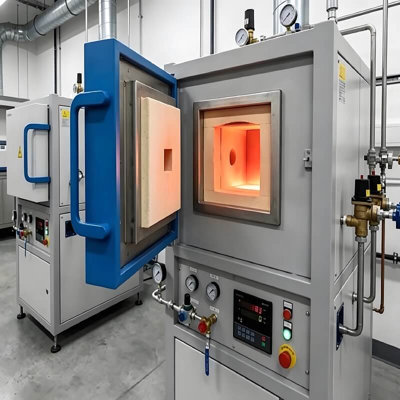 Horno de recocido industrial en atmósfera controlada de hidrógeno para alambre de cobre brillante