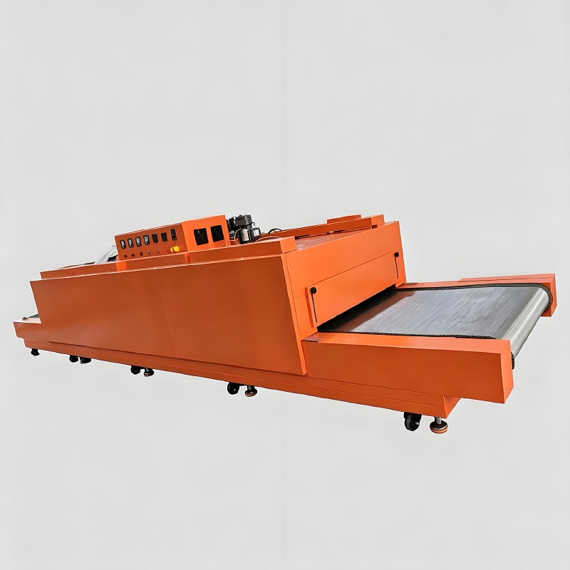 Horno de templado con correa de malla continua | 50°C-300°C Personalizable para tratamiento térmico