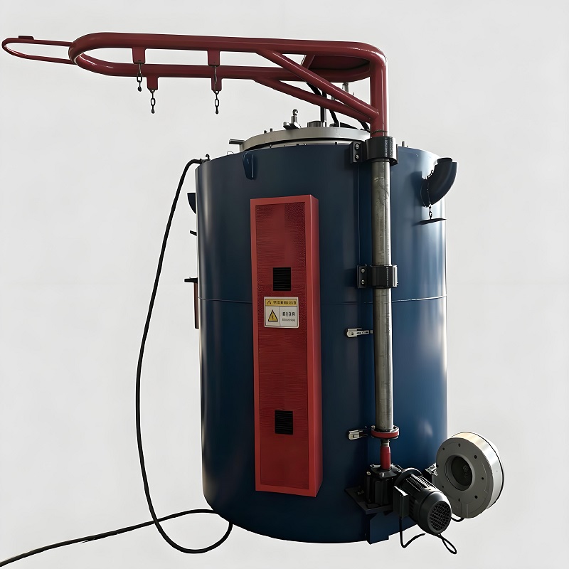 Horno de templado de pozo industrial | Horno discontinuo de alta capacidad con control preciso de temperatura