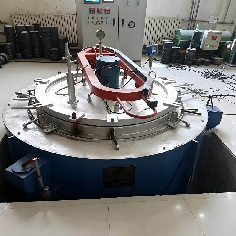 Horno de nitrocarburación tipo pozo de ahorro de energía con postoxidación para moldes y piezas de automóvil