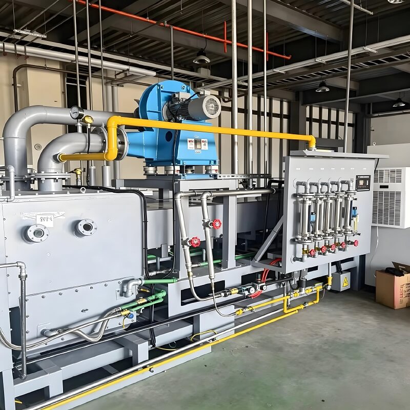 Fabricante de hornos de sinterización industriales | Zona de enfriamiento rápido para piezas ferrosas y de cobre