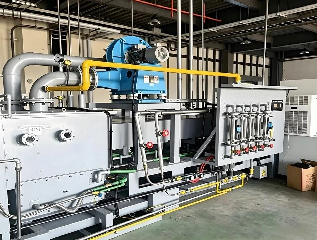 Fabricante de hornos de sinterizaci&oacute;n industriales | Zona de enfriamiento r&aacute;pido para piezas ferrosa