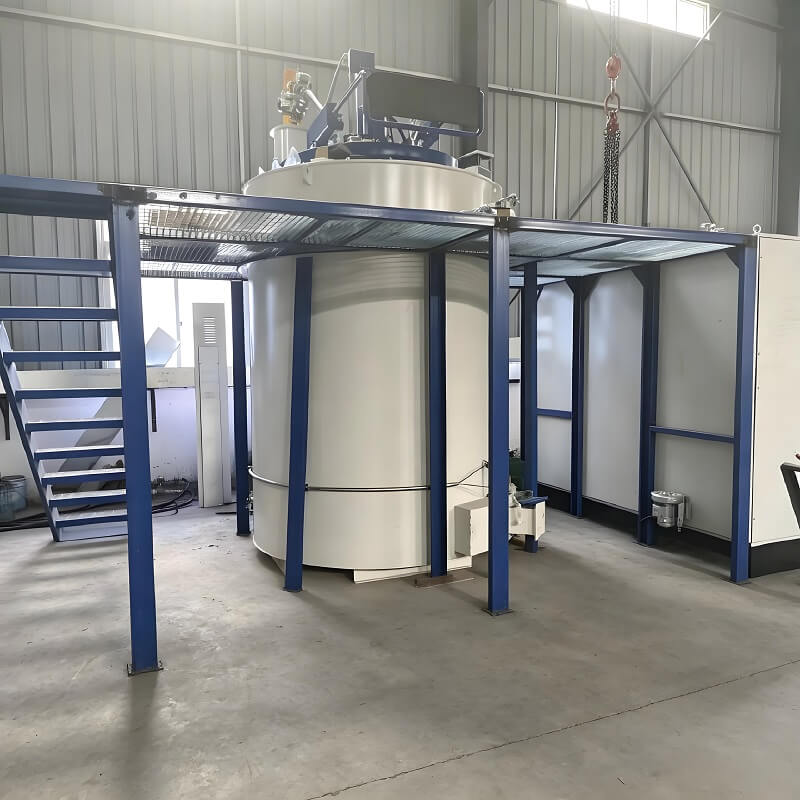 Horno de nitruración de gas de pozo vertical con postoxidación in situ | Horno de tratamiento térmico NCO