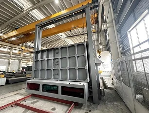 Horno tipo caja de tratamiento t&eacute;rmico de cargas pesadas con horno de bogie para la industria de for