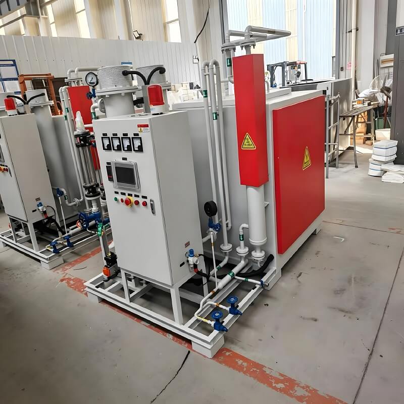 equipo de producción industrial del hidrógeno de la unidad ahorro de energía de la descomposición del amoníaco del ³/h 50Nm