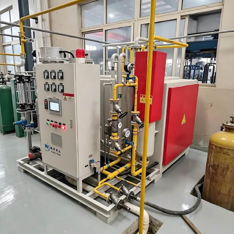 generador automático ahorro de energía del gas protector del N2 del horno de la galleta del amoníaco del ³/h 10Nm