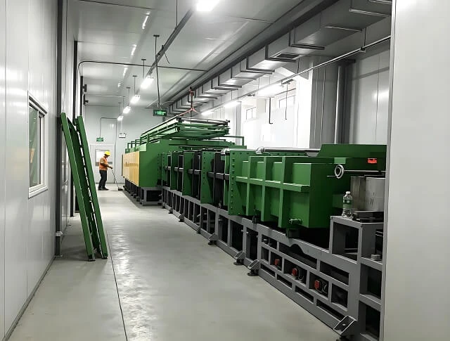 Cadena de producci&oacute;n continua de acero de silicio baja de la temperatura uniforme del horno de recoc
