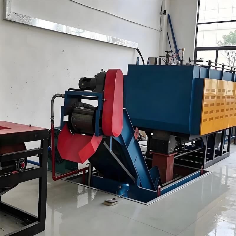 Horno de tratamiento térmico protegido atmósfera continua del horno de correa de malla de mufla