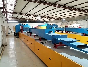 Horno industrial brillante, horno de recocido continuo autom&aacute;tico para acabado de metales de precisi