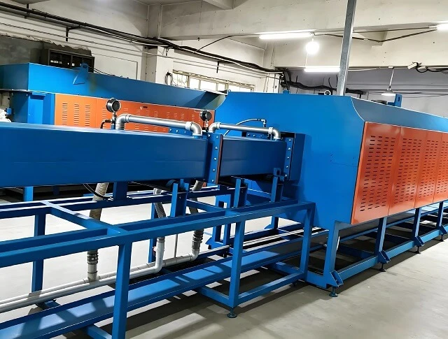 Horno de soldadura fuerte de recocido brillante con correa de malla continua para intercambiador de