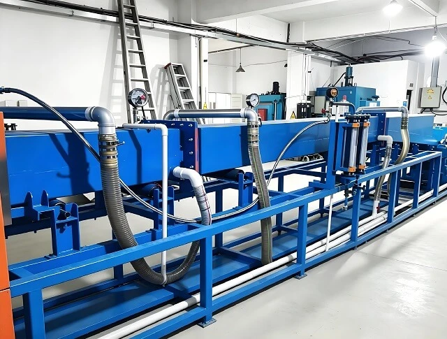 Horno de soldadura fuerte de recocido brillante con correa de malla continua para intercambiador de