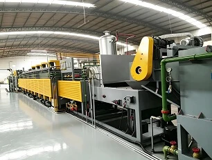 Horno autom&aacute;tico del transportador de correa de la malla del rodillo para el tratamiento t&eacute;rmico del