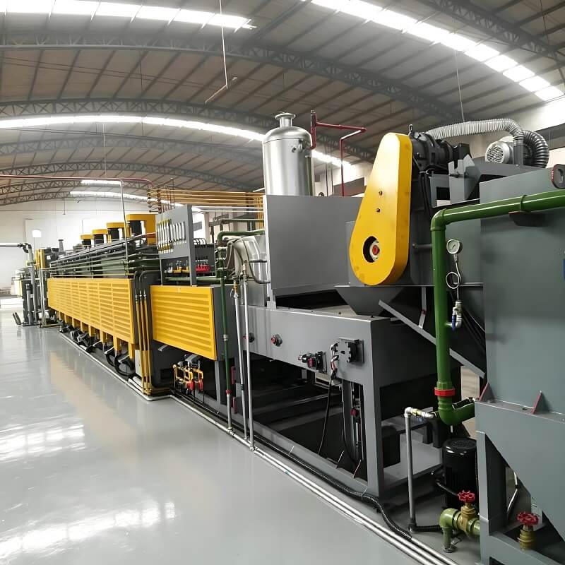 Horno automático del transportador de correa de la malla del rodillo para el tratamiento térmico del transporte y del hardware