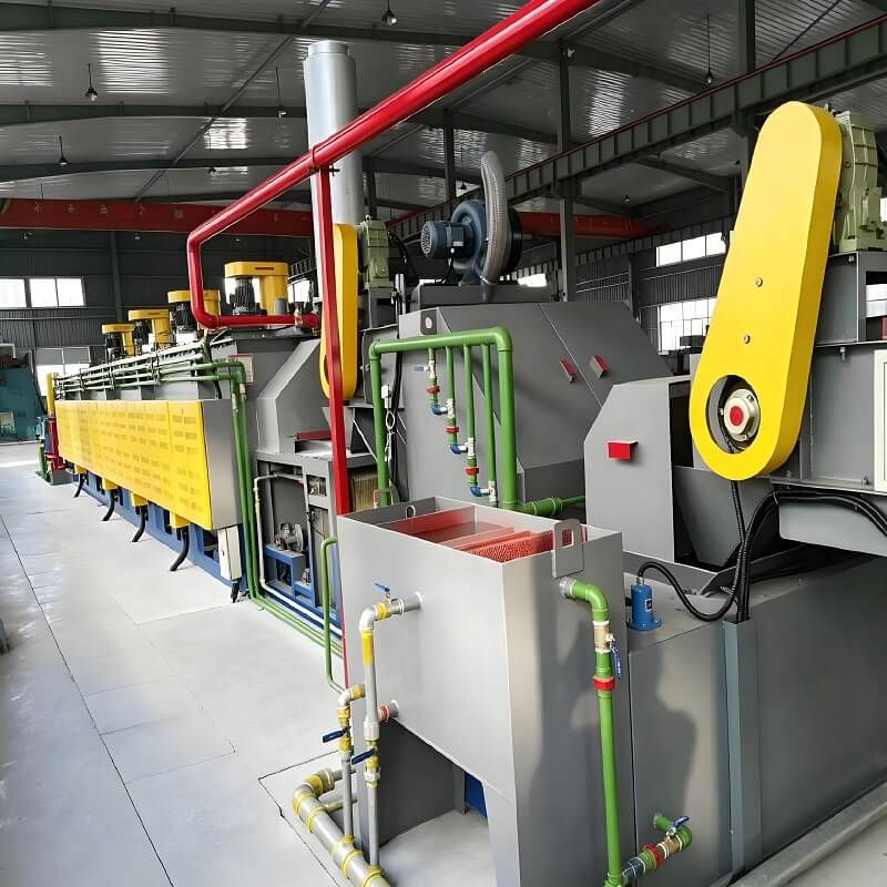 Línea de templado y enfriamiento continuo de calentamiento rápido del horno de correa de malla de rodillo de alta eficiencia