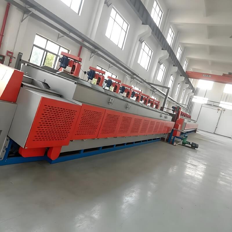Horno de templado de correa de malla continua de alto rendimiento para hardware de aleación de gran volumen