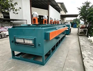 Horno de tratamiento t&eacute;rmico continuo con horno de templado de correa de malla para sujetadores met&aacute;