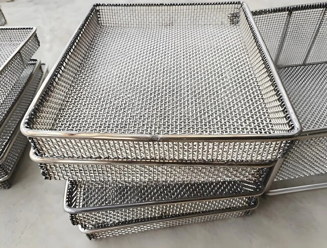 Cesta de la malla de la sinterizaci&oacute;n de la metalurgia de polvo para el proceso de alta temperatura
