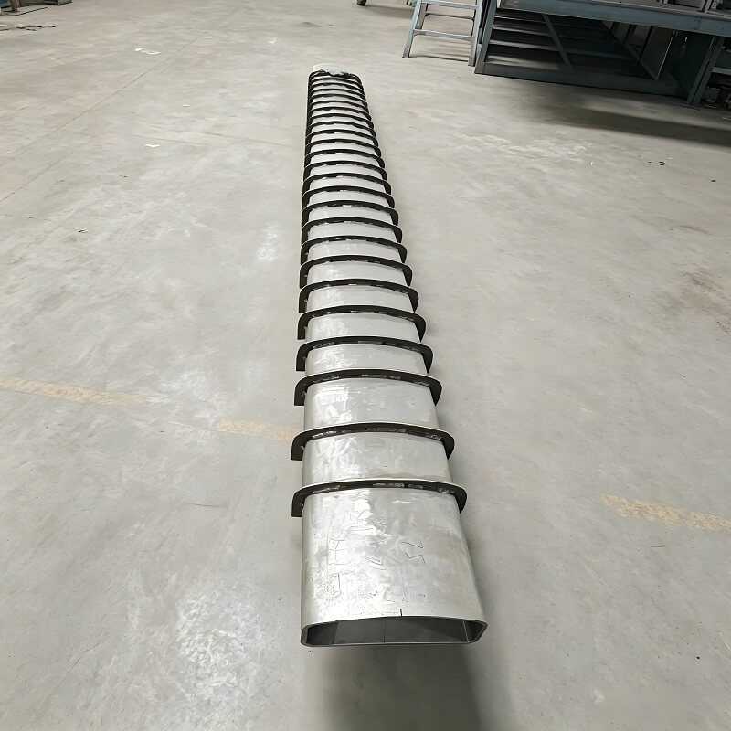 Tubo de mufla corrugado SUS310S para horno de correa de malla