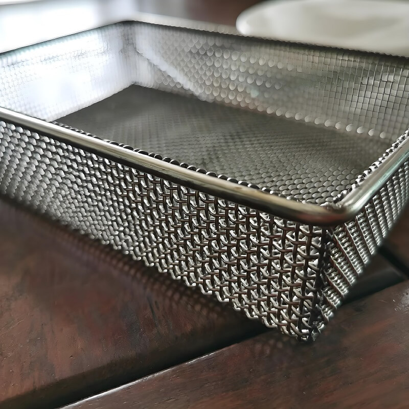 Cesta de la malla de la sinterización de la metalurgia de polvo para el proceso de alta temperatura de la sinterización de las piezas de metal