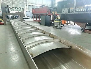 Tubo de mufla corrugado SUS310S para horno de correa de malla