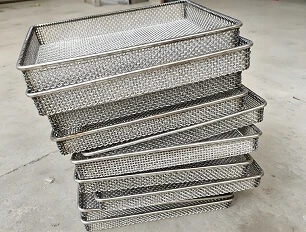 Cesta de la malla de la sinterizaci&oacute;n de la metalurgia de polvo para el proceso de alta temperatura