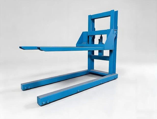 Carretilla elevadora hidr&aacute;ulica manual port&aacute;til para transferencia de carga de taller