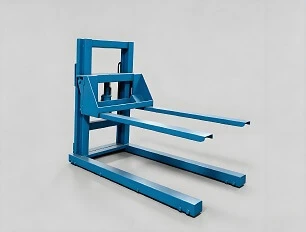 Carretilla elevadora hidr&aacute;ulica manual para descarga de carga de piezas de tratamiento t&eacute;rmico