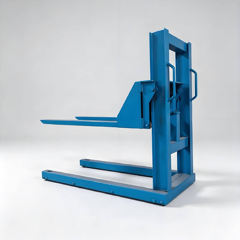 Carretilla elevadora hidráulica manual para descarga de carga de piezas de tratamiento térmico