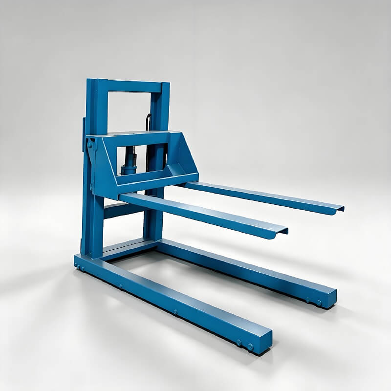 Carretilla elevadora hidráulica manual para descarga de carga de piezas de tratamiento térmico