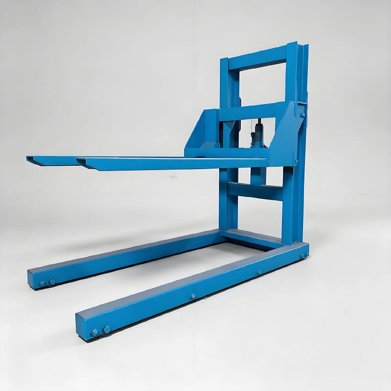 Carretilla elevadora hidráulica manual para descarga de carga de piezas de tratamiento térmico