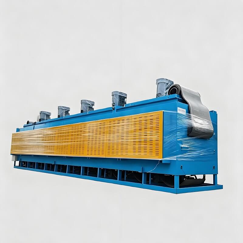 Horno automático de templado de cinta transportadora de malla de acero inoxidable para resortes de rodamientos