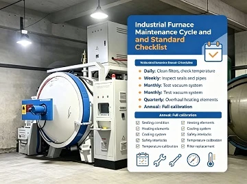 Ciclo de mantenimiento de hornos industriales y lista de verificaci&oacute;n est&aacute;ndar
