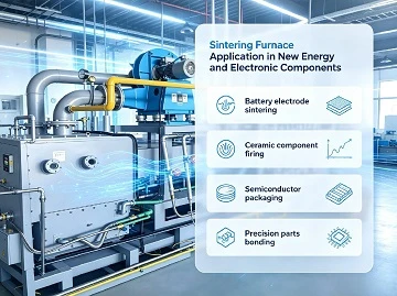 Aplicaci&oacute;n del horno de sinterizaci&oacute;n en nuevas energ&iacute;as y componentes electr&oacute;nicos.