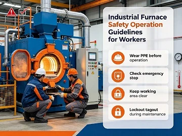 Pautas de operaci&oacute;n de seguridad de hornos industriales para trabajadores