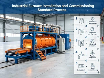 Proceso est&aacute;ndar de instalaci&oacute;n y puesta en servicio de hornos industriales