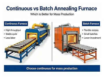 Horno de recocido continuo versus discontinuo: cu&aacute;l es mejor para la producci&oacute;n en masa