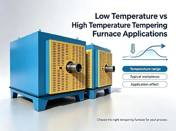 Aplicaciones de hornos de templado de baja temperatura frente a alta temperatura