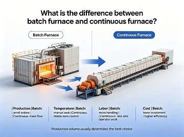 &iquest;Cu&aacute;l es la diferencia entre horno discontinuo y horno continuo?
