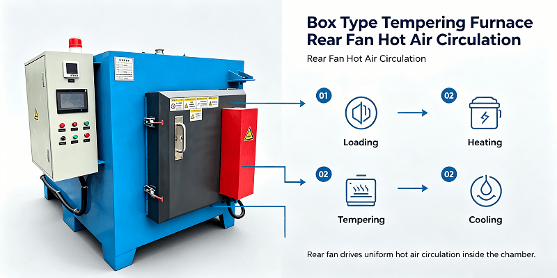¿Qué es un horno de templado tipo caja? Definición, principio de funcionamiento y aplicaciones industriales